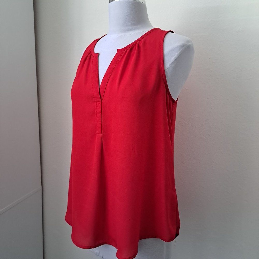 Candies Women's Loose Tank Top Red Color Size M